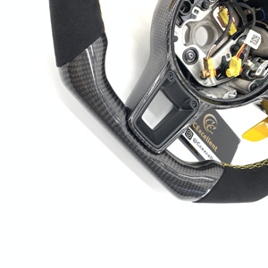 CCExcellent - Embellecedor de Volante Personalizado de Fibra de Carbono Real para Porsche 991.2 911 918 992 718 Boxster <span class=keywords><strong>Macan</strong></span> Panamera <span class=keywords><strong>2017</strong></span>+ - Product Image 3