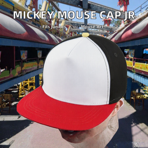 Cappellino da Baseball Mickey Mouse - 6 Pannelli con Ricamo - Taglia Junior per Età 12-17 Anni - Regolabile - 100% Cotone - Product Image 2