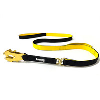 Collar de Perro Personalizado con Logotipo, de Cuero Sólido y Duradero, con Cuello Ancho Ajustable, Hebilla Táctica de Aleación de Liberación Rápida, con Cintas