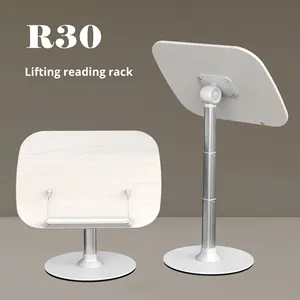 <span class=keywords><strong>Sujetalibros</strong></span> y Soporte de Lectura de Madera de Tres Secciones, Ajustable en Altura, para Oficina, Estilo Simple - Product Image 4