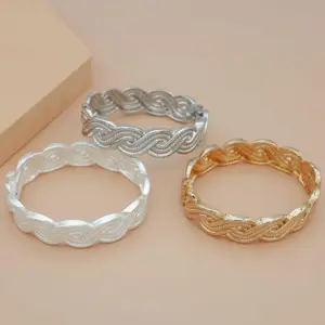 Gold Plated Bangles Pulseras De Mujer Jewelry Women Fashion Jewelry Bracelets Bangles Bracelets Women