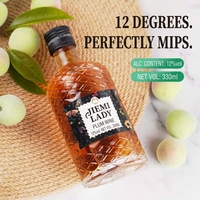 Vin de prune verte fermenté 330ml 12% vol. Liqueur de fruits à faible teneur en alcool ≥40% Jus original Vin de prune chinois pour bar et boisson