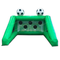 Jeu de football gonflable commercial, jeu de défi, cible de tir, but gonflable pour événement / location de fête