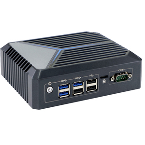 Alto rendimiento portátil de gran memoria J6412 CPU sin ventilador Mini PC computadora de escritorio 6usb 2lan X86 Mini computadora portátil - Product Image 5