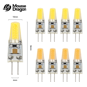 Lampes <span class=keywords><strong>LED</strong></span> <span class=keywords><strong>G4</strong></span> E12 85-265V, type maïs, COB, pour lustre, certifiées CE, base en céramique, projecteur résidentiel, CRI élevé 90, 2700K/6000K, 40000 - Product Image 3