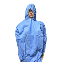 Combinaison de protection jetable en tissu non tissé épais et respirant ALLESD