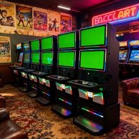 MAKER Nouvelle Arrivée Machine d'Arcade Multijeu Double Écran 27 Pouces en Métal pour Salle de Jeux