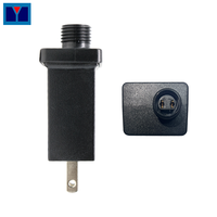 US Plug 24V 250mA 6W LED Driver Adaptateur d'alimentation étanche à la pluie pour les décorations de Noël et d'Halloween pour les lumières LED Matériel PC