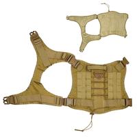 Entraînement tactique Poitrine et dos de chien moyen et grand conçus pour empêcher la sécurité du chien Poitrine et dos doux réglable gilet pour animaux de compagnie leas