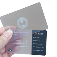 Kostenloses Design Individuelle Transparente PVC-Karten, Wasserdicht mit QR-Code für Visitenkarten, Klare Smarte NFC-Geschäftskarte aus Kunststoff