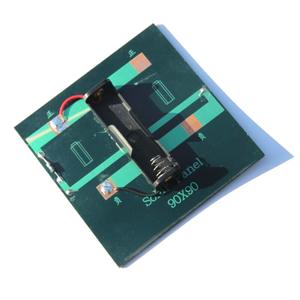 ポータブルソーラーエネルギーシステム1W2Vミニソーラーパネル充電器、ベース付き1.2VAA充電式バッテリー直接充電 - Product Image 4