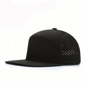 Gorra de Béisbol Deportiva de Alta Calidad para Exteriores, Impermeable, con Cierre a Presión, con Orificios Cortados con Láser, de 7 Paneles - Product Image 4