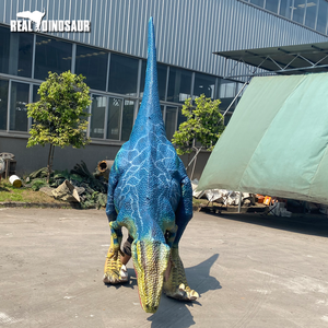 Disfraz <span class=keywords><strong>de</strong></span> Dinosaurio Animatrónico para Adultos, Realista, <span class=keywords><strong>de</strong></span> Fibra <span class=keywords><strong>de</strong></span> Vidrio y Metal, para Centros Comerciales y Parques <span class=keywords><strong>de</strong></span> Aventuras - Product Image 4