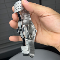Montre de luxe pour homme PRX T137 avec calendrier, mouvement ETA, personnalisable, 40 mm, étanche, en acier inoxydable, à quartz