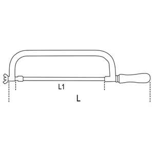 BETA - 017274001 cadre de scie à métaux, série lourde, H-SAFE - EAN 8014230867632 AUTRES OUTILS SANS ÉTINCELLES - Product Image 2