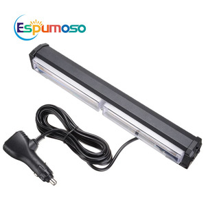 Barra luminosa da lavoro 12V 24V 6-47 pollici COB lampeggiante bianco giallo blu rosso barra spia di avvertimento per Led di emergenza universale per veicoli - Product Image 5