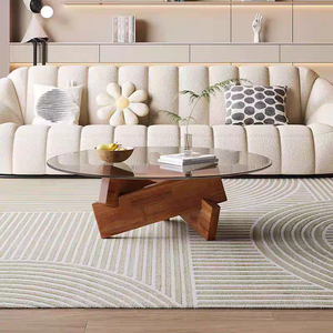 Đồ nội thất phòng khách đặt sang trọng Kính Bàn cà phê hiện đại ghế sofa cuối trung tâm bảng Kính Bàn cà phê cho nhà - Product Image 5