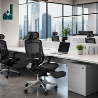 Chaise de bureau ergonomique en cuir, chaise d'ordinateur en cuir haute densité, siège de poste de travail moderne pour bureau, maison et espace d'étude