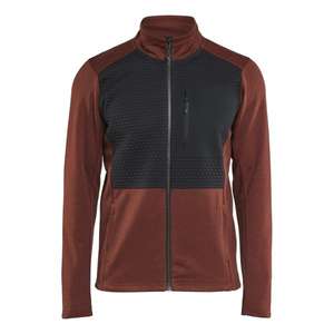 BLAKLADER - 354825335999M Sweat-shirt à fermeture éclair complète Rouge brûlé/Noir-EAN 7330509960004 WORK HOODIES - Product Image 1