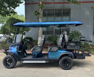 2025 nuevo diseño <span class=keywords><strong>precio</strong></span> de fábrica lujo Popular moderno 6 personas carrito de golf eléctrico 6 plazas para campo de golf - Product Image 5