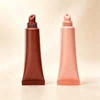 Tubes en plastique personnalisés pour crème pour les yeux et brillant à lèvres avec bouchon à vis et emballage sérigraphié