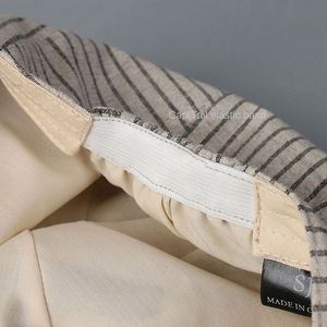 หมวกเบเร่ต์ผู้หญิงลายทางจีบสไตล์เรโทรกันแดด รุ่นใหม่รับฤดูใบไม้ผลิและฤดูร้อน - Product Image 4