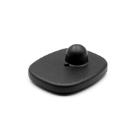 YRFD-002 Capteur antivol pour magasin de détail 8,2 MHz Étiquette de sécurité rigide avec broches Mini étiquette carrée EAS pour vêtements Alarme pour vêtements