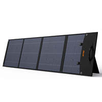 Panneau solaire pliable portable 200W pour centrale électrique, chargeur d'urgence à haut rendement pour camping en plein air RV