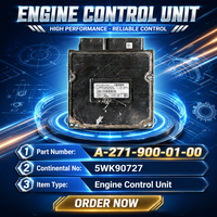 Module de commande du moteur d'occasion ECU A2719000100 5WK90727 pour Mercedes Benz M271, ordinateur de bord d'origine authentique