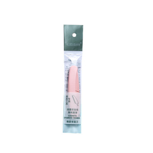 Lames de rasoir à sourcils pliables, lot de trois, logo personnalisé, tondeuse à poils du visage, kit d'accessoires de beauté - Product Image 2