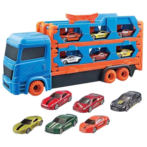 חם מכר למשוך חזרה רכב לרכב אינרציה ילדים משאית אחסון קיפול מעקה מכונית מתקפלת מעקה - Product Image 3