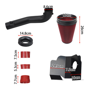 Kit de Admisión de Motor Xuzhong para Chevrolet Silverado 1500 2014-2019, Aleación de Aluminio con Filtro Rojo, Pieza de Mejora - Product Image 2