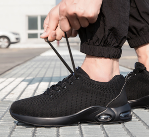 men's air cushion running shoes shoe for man black