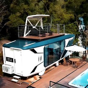 Maison préfabriquée de haute qualité et durable, capsule spatiale modulaire avec installation rapide, design moderne imperméable pour utilisation dans les centres commerciaux et les hôtels - Product Image 6