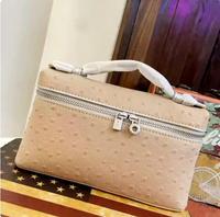 Cuir artificiel de haute qualité à texture d'autruche pour sacs, canapés, housses de sièges de voiture