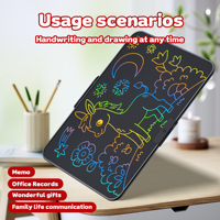 Tablette d'écriture LCD rechargeable pour enfants de 22 pouces, tableau de dessin effaçable, bloc-notes numérique graphique rechargeable pour enfants, livraison gratuite