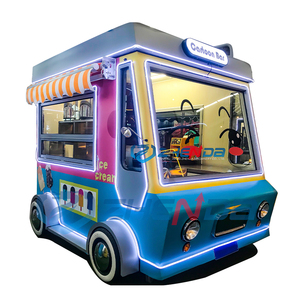 Cartoon Multi-function Convenient Mobile Food Truck/City Street Side Fast Food/Hamburger Juice Food Cart - Product Image 4