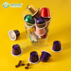 Capsules de café réutilisables en aluminium avec couvercle, logo personnalisé coloré, compatibles <span class=keywords><strong>Nespresso</strong></span>, emballage <span class=keywords><strong>vide</strong></span> pour capsules de café - Product Image 5