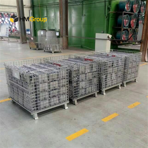 חומר טיפול stackable חם טבל מגולוון תחבורה חוט מתכת רשת כלוב מזרן - Product Image 4