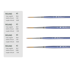 Pinceau d'artiste Paul Cézanne pour <span class=keywords><strong>aquarelle</strong></span>, acrylique et peinture à l'huile, en nylon, avec manche en bois, logo artistique - Product Image 3