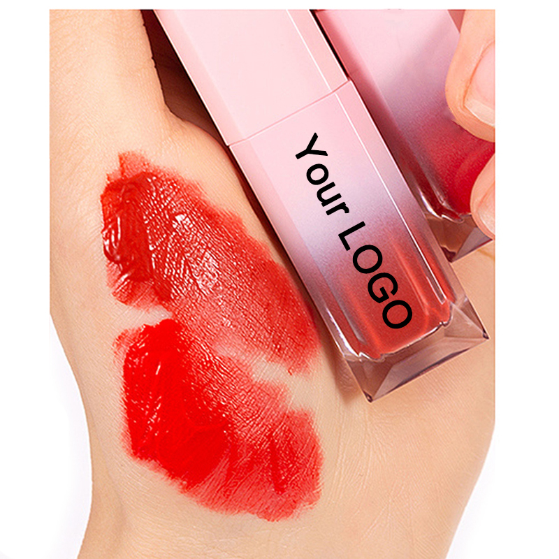 OEM матовая нюдовая жидкая помада, блестящий блеск, прозрачный блеск для губ, фирменная Фирменная водостойкая долговечная мини-Капсульная помада на заказ