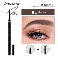 Crayon à sourcils ultra-fin Lakerain, pour une définition facile de la forme idéale des sourcils, avec un pinceau intégré, longue tenue, naturel et lisse