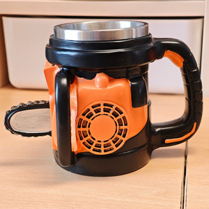 Nueva Taza de Motosierra STIHL con Revestimiento de Resina, Diseño de Dibujos Animados Pintado a Mano <span class=keywords><strong>para</strong></span> Decoración de <span class=keywords><strong>Bodas</strong></span> y Cumpleaños - Product Image 3