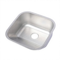 Évier de cuisine en acier inoxydable avec planche à laver, évier utilitaire pour buanderie, lavabo simple pour balcon/chambre