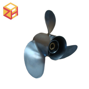 3-lame Baladed 17-cm Pitch marine Aluminum levigato elica superficiale - Product Image 5