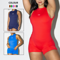 Body une pièce à logo personnalisé, vêtements de sport dos nu Scrunch, vêtements d'entraînement, combinaisons de yoga pour femmes, ensembles de fitness et de gymnastique
