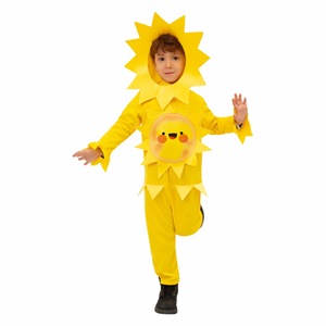 Costume de cosplay floral pour enfants, tenue de scène pour la maternelle, motif tournesol, chenille, rose - Product Image 4