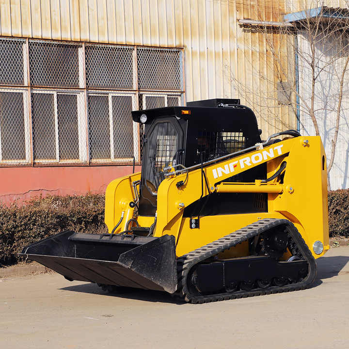 INFRONT China Brand New Mini Skid Steer Loader 1 Ton 1,2 Ton Skid Steer ...