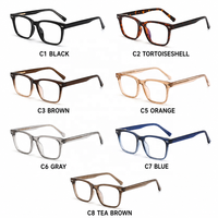 Lunettes optiques de style informatique en acétate TR90 pour hommes et femmes, montures de lunettes optiques personnalisées, vente en gros de montures de lunettes