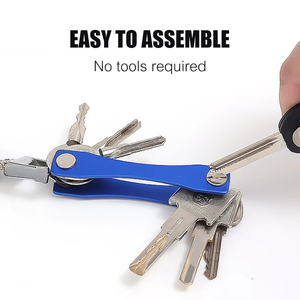 Porte-clés en aluminium en gros, mini organisateur intelligent et compact en métal, clip de rangement décoratif pour la maison - Product Image 5